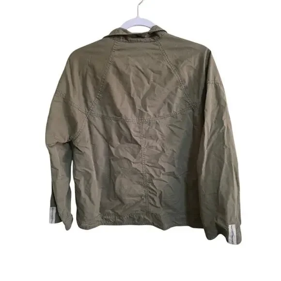 Zara Women's Green Pullover Jacket - Size Small - EUC - Picture 5 of 5